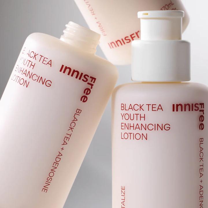 Actual product image Innisfree Black Tea Youth Enhancing Lotion (120 ml, 24h cream)