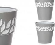Actual product image Kerbl Stefanplast Planter Cloe Round Water Reserve Grey (29 x 29 cm)