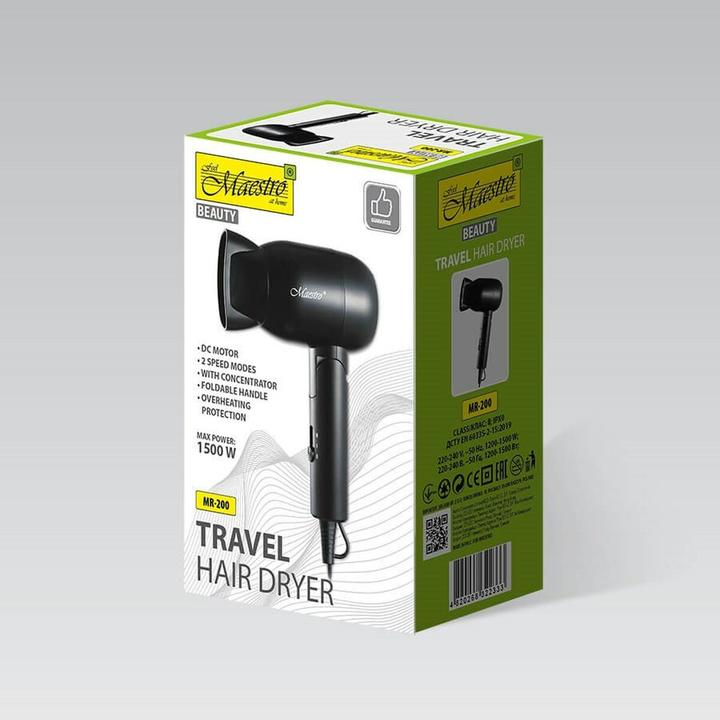 Immagine prodotto Maestro Suszarka do włosów 1500W MR-200 (1500 W)
