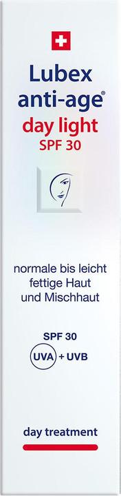 Energie-Label Lubex anti-age Anti-Age Day Light (50 ml, Tagescreme, SPF 30)