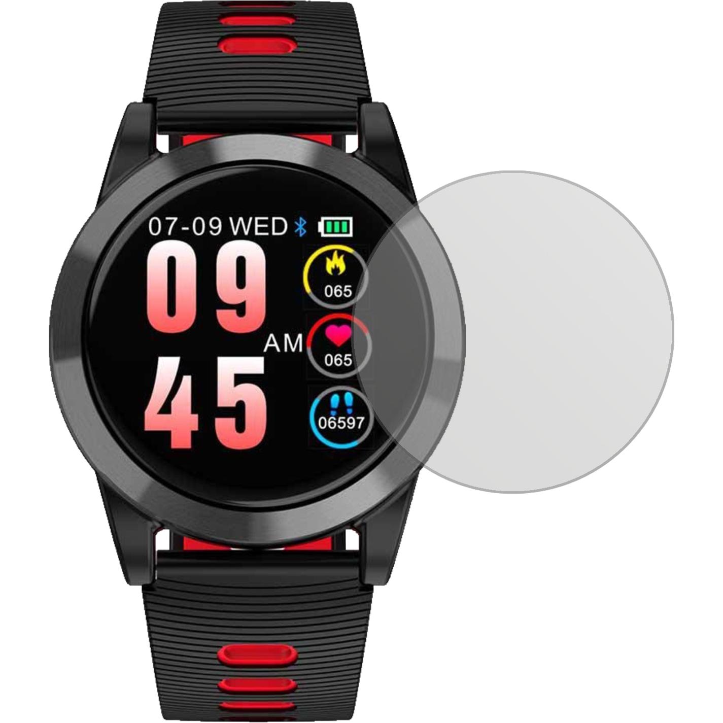 Dipos Displayschutzfolie Antireflex, Smartwatch Schutzfolie, Transparent