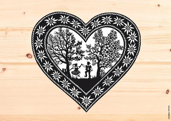 Produktbild Trendform Papiertischset SWISS TRADITION 7 (12 Stk., 42 x 29.70 cm)