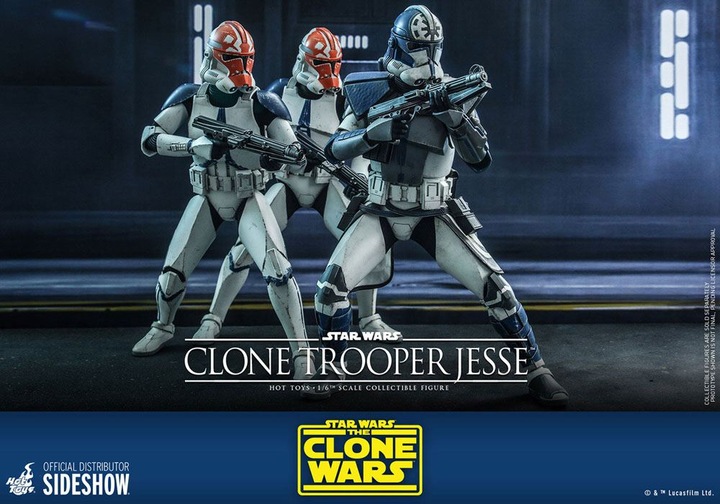 Image du produit Hot Toys Star Wars The Clone Wars figurine 1/6 Clone Trooper Jesse 30 cm