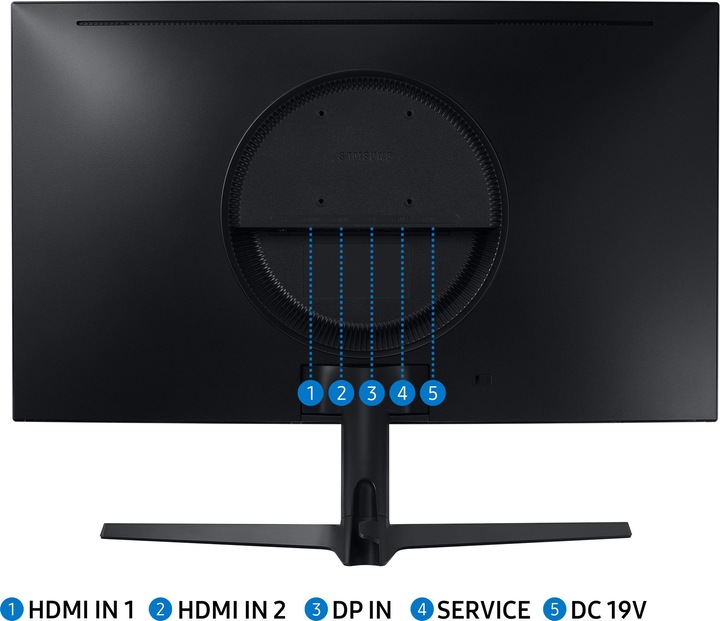 Actual product image Samsung LC27RG50FQRXEN (1920 x 1080 pixels, 27")