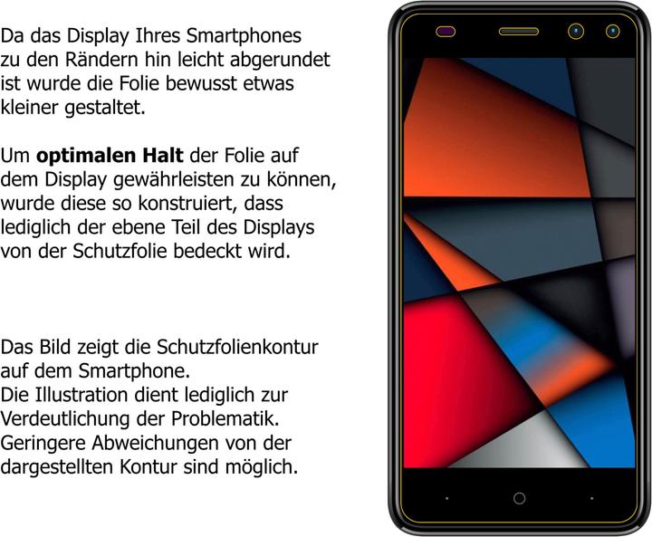 Actual product image Dipos Screen Protector Anti-Shock (2 Piece, Intex Indie 6)