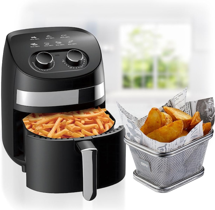 Actual product image Deski Hot air fryer 3.5L 1000Watt 613-401840