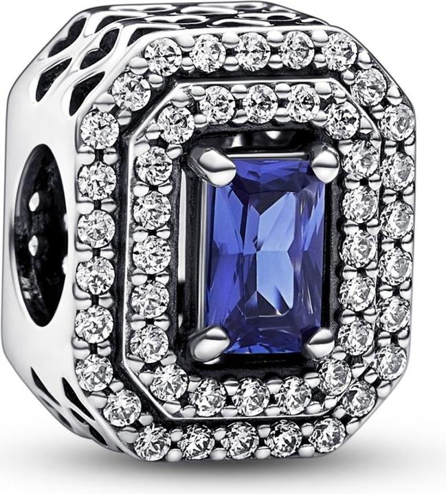 Actual product image Pandora Charm Sparkling Blue Stone (Silver 925, Enamel)