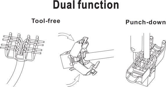 Actual product image Delock Keystone module Cat.6, UTP, white (Keystone module)