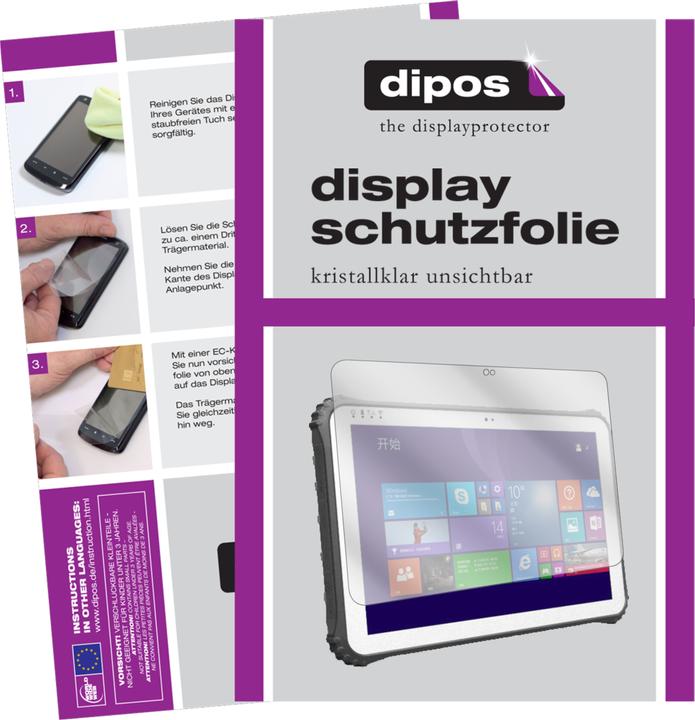 Produktbild Dipos Displayschutzfolie Crystalclear (2 Stück, ID-SQ10.1)