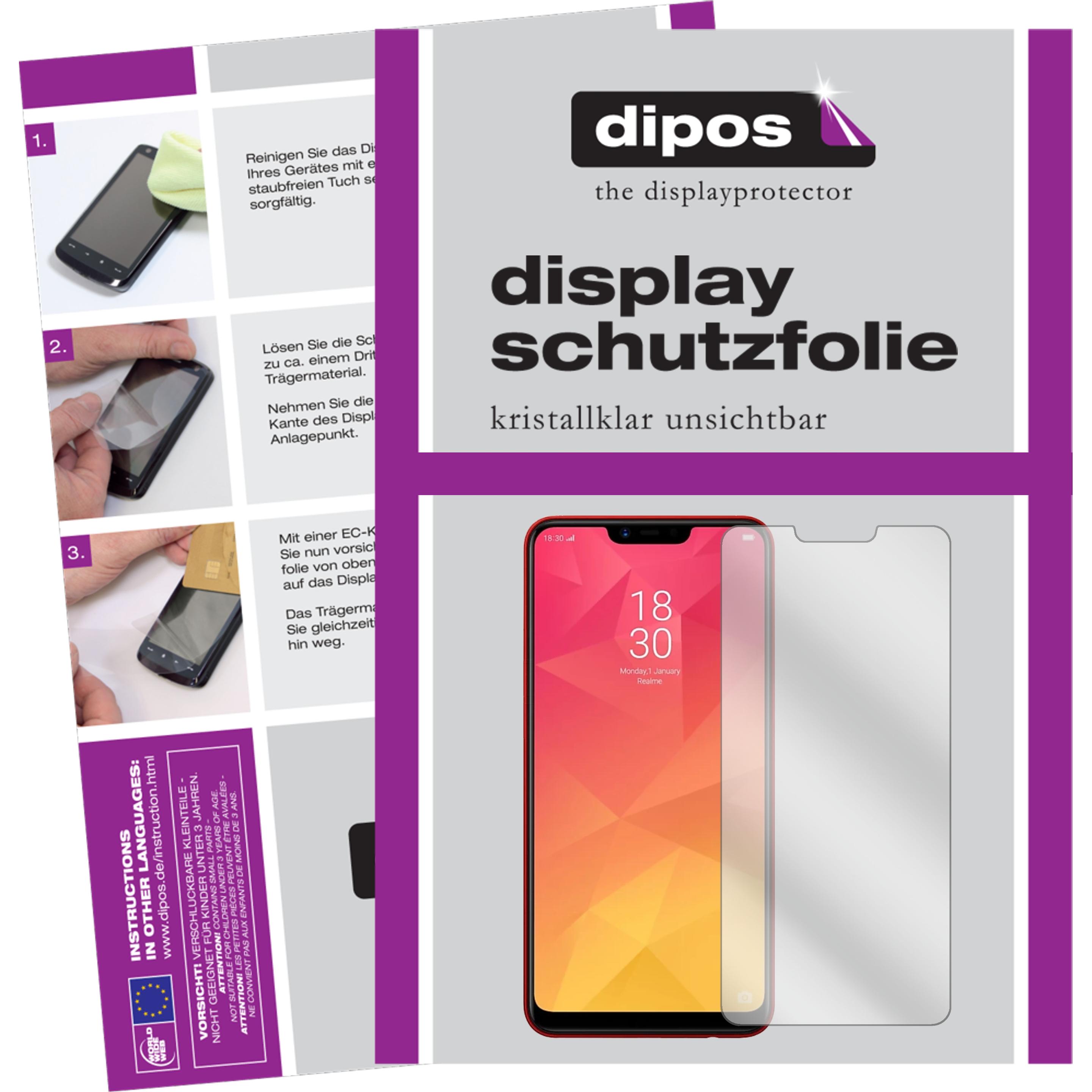 Thumbnail - Dipos Displayschutzfolie Crystalclear (1 Stück, Oppo Realme 2), Smartphone Schutzfolie, Transparent