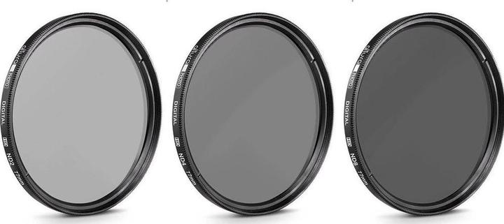Image du produit Hoya Kit de filtres numériques II (72 mm, Filtre gris neutre, Filtre polarisant, Filtre UV, 72 mm)