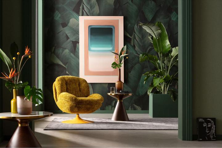 Image du produit Kare Design Drehsessel Cosy Gelb