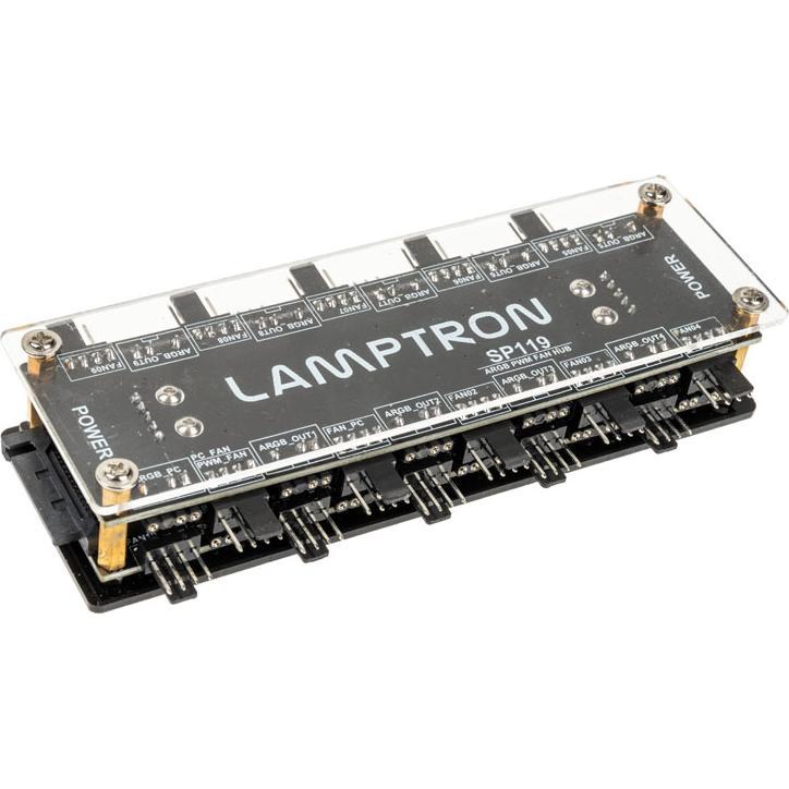 Lamptron SP119 20x ARGB und PWM Hub, Modding Beleuchtung