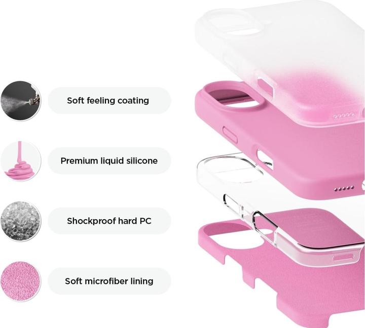 Produktbild Screenguard Apple iPhone 16 Plus Liquid Silicone Case Hülle (Apple iPhone 16 Plus)