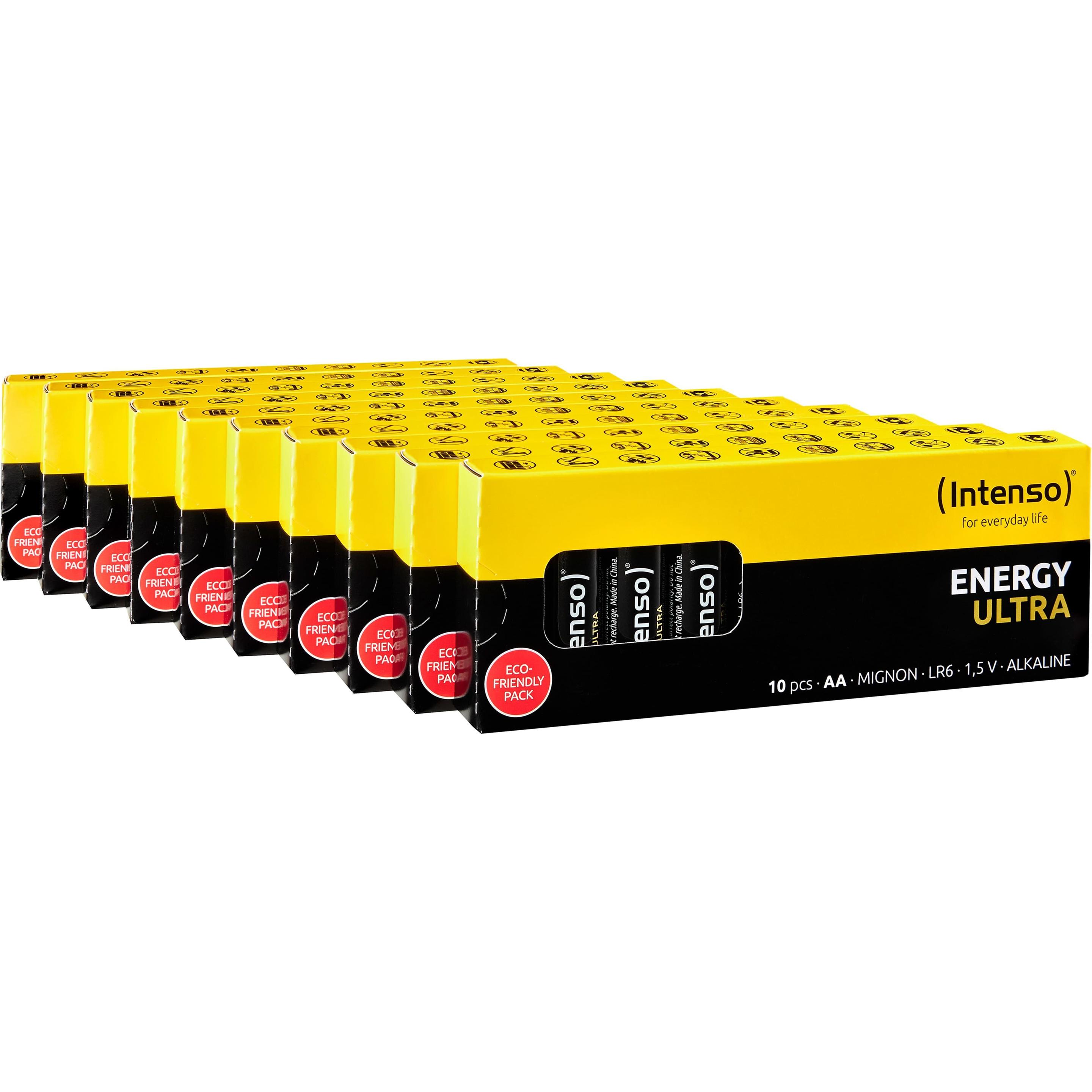 Thumbnail - Intenso BAT 100pcs AA LR6 Alkaline (AA), Batterien + Akkus
