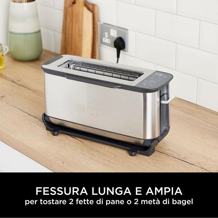 Produktbild Ninja 3-in-1 Multifunctionele Toaster, Grillplaat en Panini Maker - 7 Roosterstanden - RVS - ST202EU