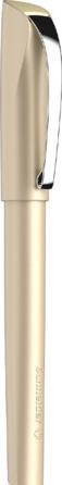 Actual product image Schneider 168653 Ceod Shiny fountain pen (right- and left-handed, M-nib, incl. ink cartridge royal blue) (Light Gold, 1 x)