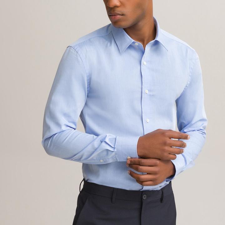 Immagine prodotto La Redoute Collections Camicia slim fit con colletto alla francese (S)