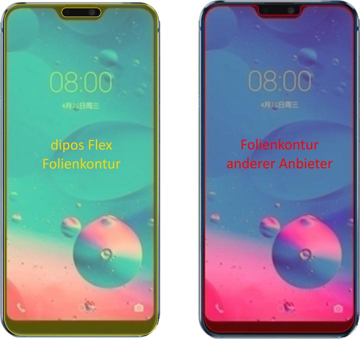 Produktbild Dipos Displayschutzfolie Full-Cover 3D (2 Stk., Hisense H20)