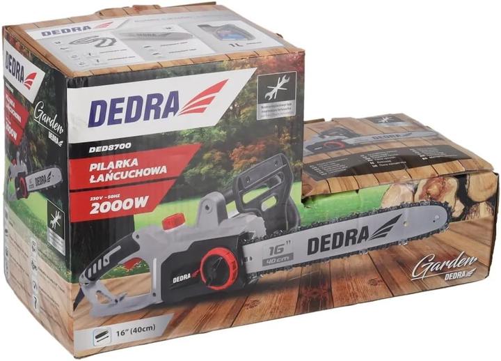 Actual product image Dedra Electric chainsaw GARDEN DED8700, 2.0 kW, 40 cm (Electric chain saw)