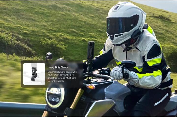 Actual product image Insta360 X5 Motorcycle Bundle (30p, Bluetooth, Wi-Fi)