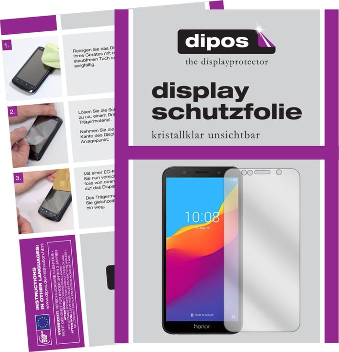 Actual product image Dipos Screen Protector Crystalclear (2 pcs., Honor 7s)