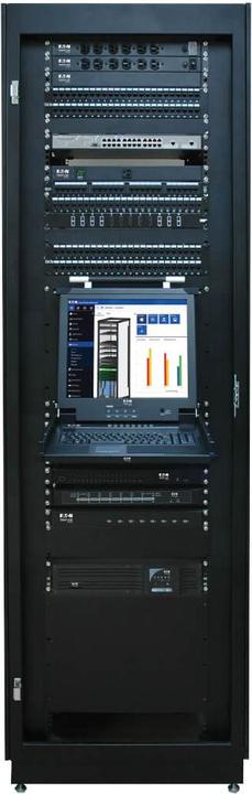 Immagine prodotto Eaton SmartRack Premium 42U Armadio rack per server sicuro a profondità standard (42 HE, Rack da 19 pollici)