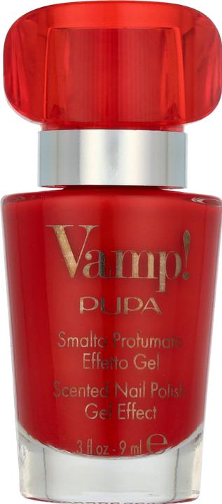 Immagine prodotto Pupa Milano Vamp! Smalto profumato rosso sensuale 202 (202 Rosso Carnale, Smalto per unghie effetto gel)