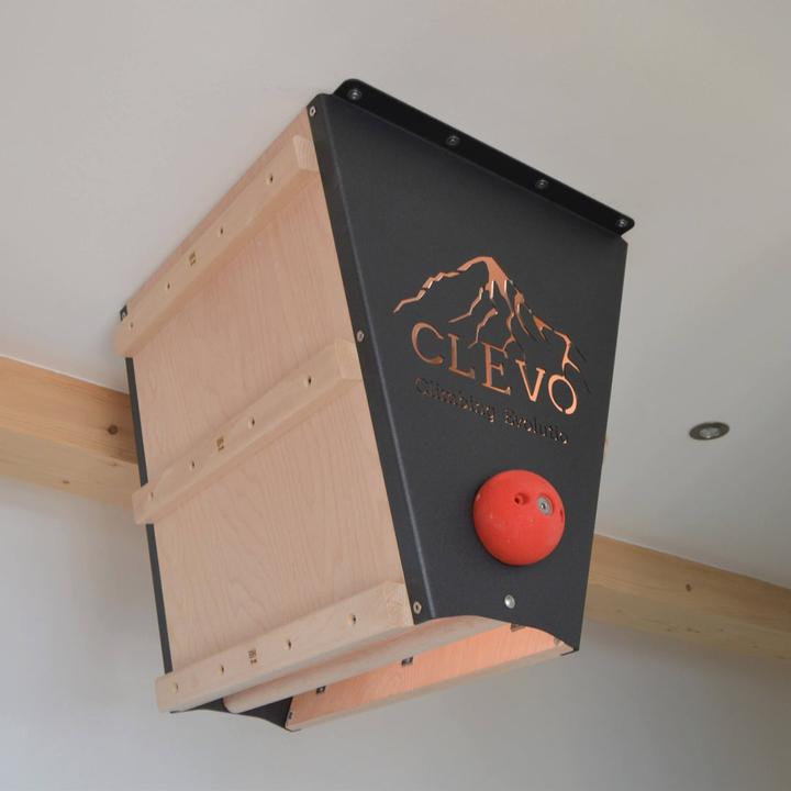 Actual product image Clevo Climbing CLEVO L: Deckenbefestigung Campusboard, Klettergriffe und Klimmzugstange