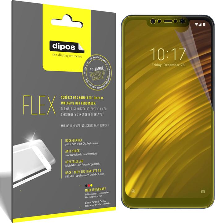 Produktbild Dipos Displayschutzfolie Full-Cover 3D (2 Stk., Xiaomi Pocophone F1)