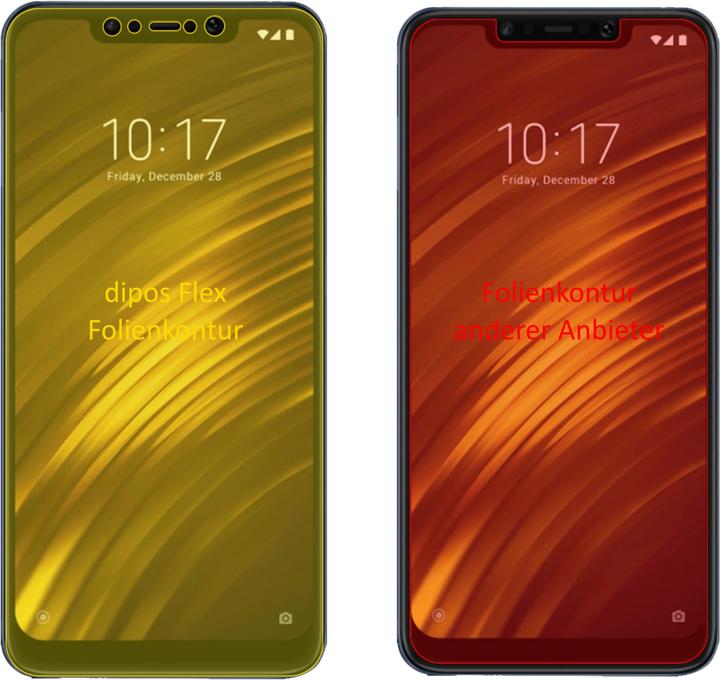 Produktbild Dipos Displayschutzfolie Full-Cover 3D (2 Stk., Xiaomi Pocophone F1)