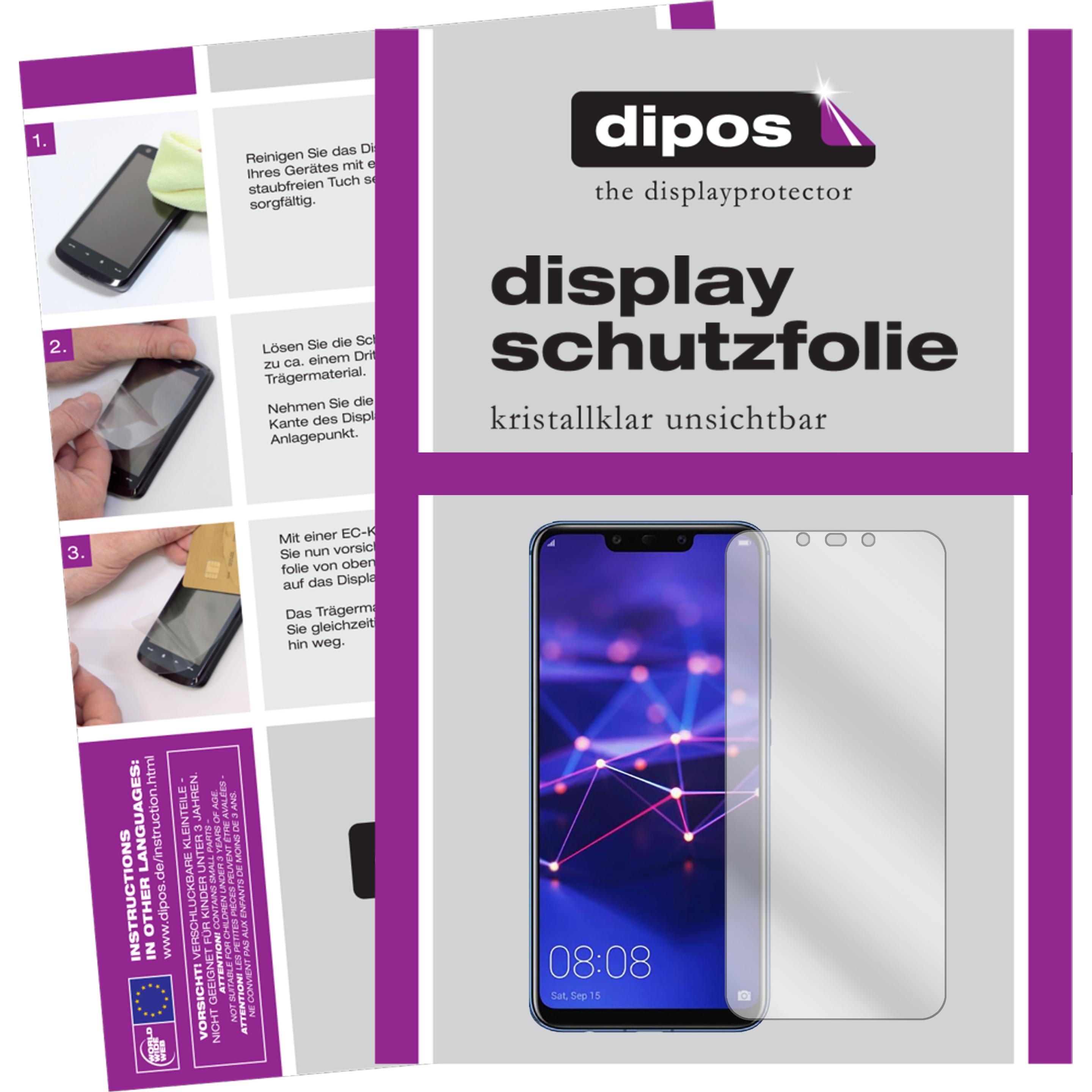 Dipos Displayschutzfolie Crystalclear (5 Stück, Huawei Mate 20 Lite), Smartphone Schutzfolie, Transparent