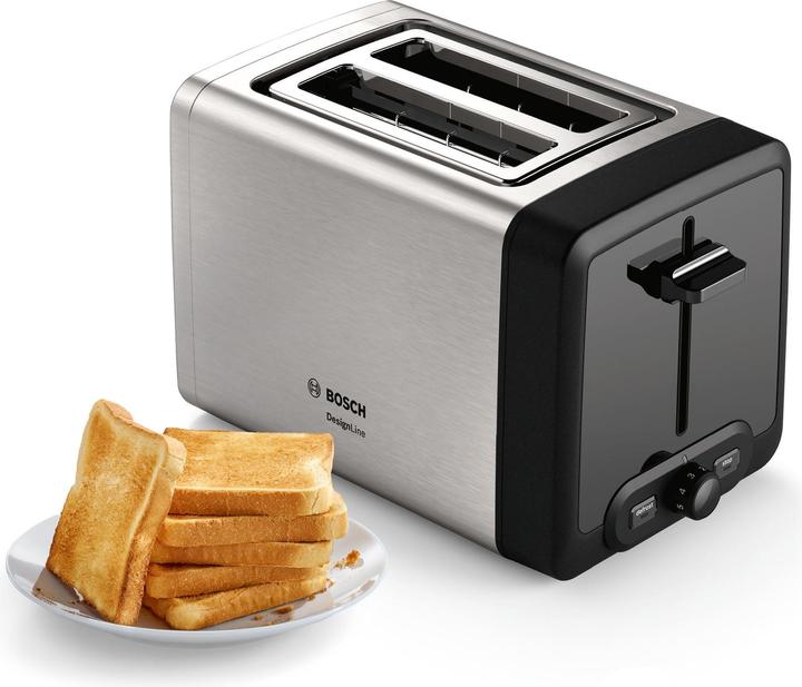 Actual product image Bosch Hausgeräte TAT4P420 Toaster 2 slice(s), stainless steel