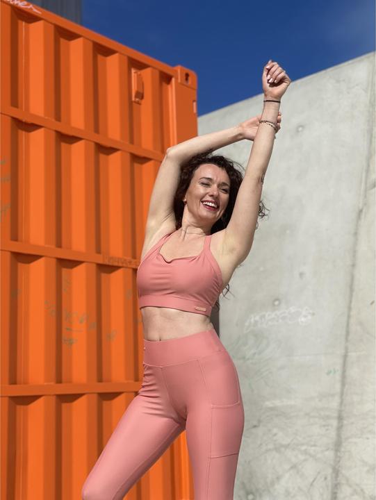 Image du produit Les Poulettes Fitness rose corail (S)