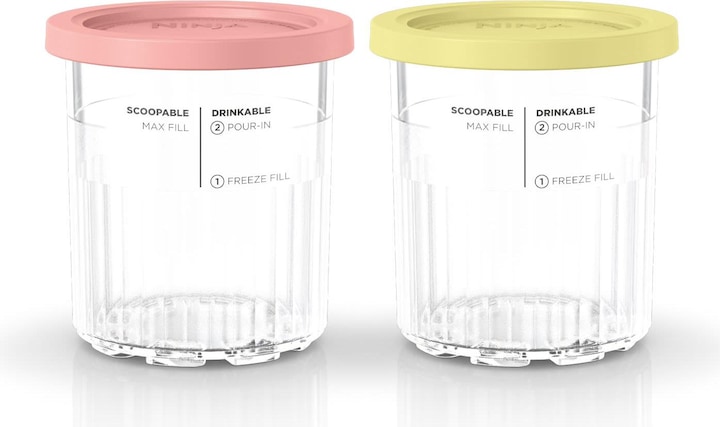Actual product image Ninja Creami Deluxe double pack container & lid