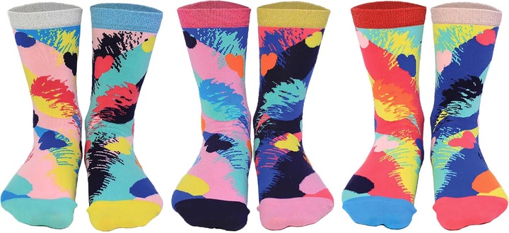 Produktbild United Oddsocks Happy Birthday to You (3er Pack, 37 - 42)