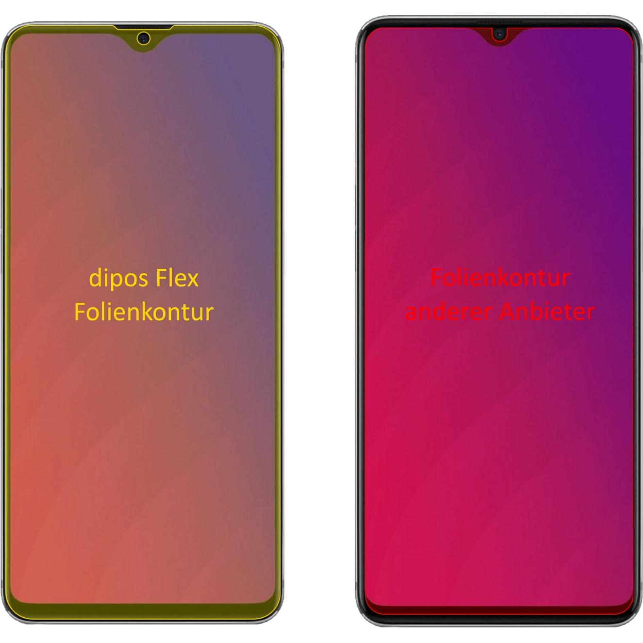 Thumbnail - Dipos Displayschutzfolie Full-Cover 3D (3 Stück, Oppo F9), Smartphone Schutzfolie, Transparent