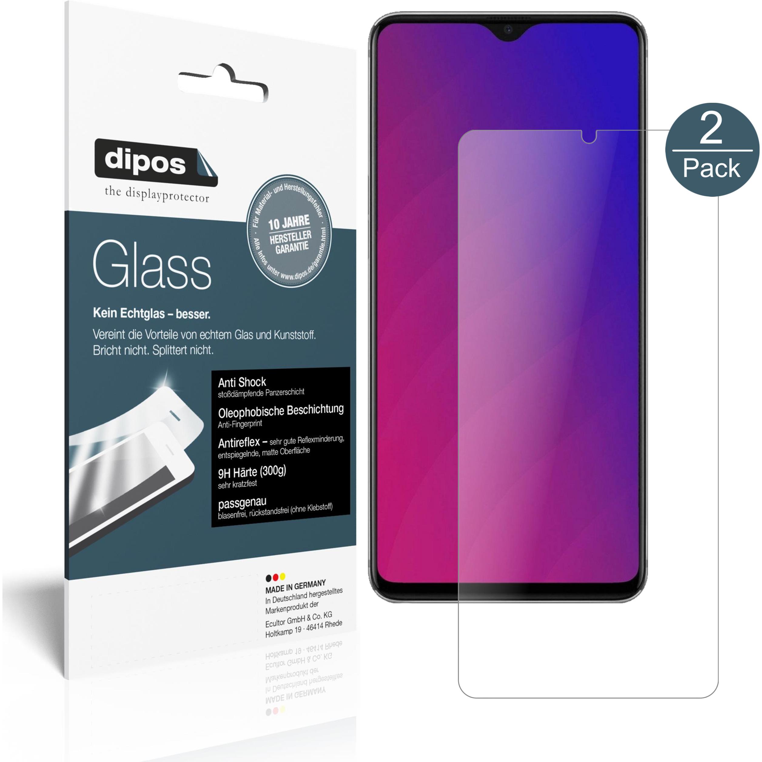 Dipos Displayschutz Anti-Shock (1 Stück, Oppo F9 Pro), Smartphone Schutzfolie, Transparent