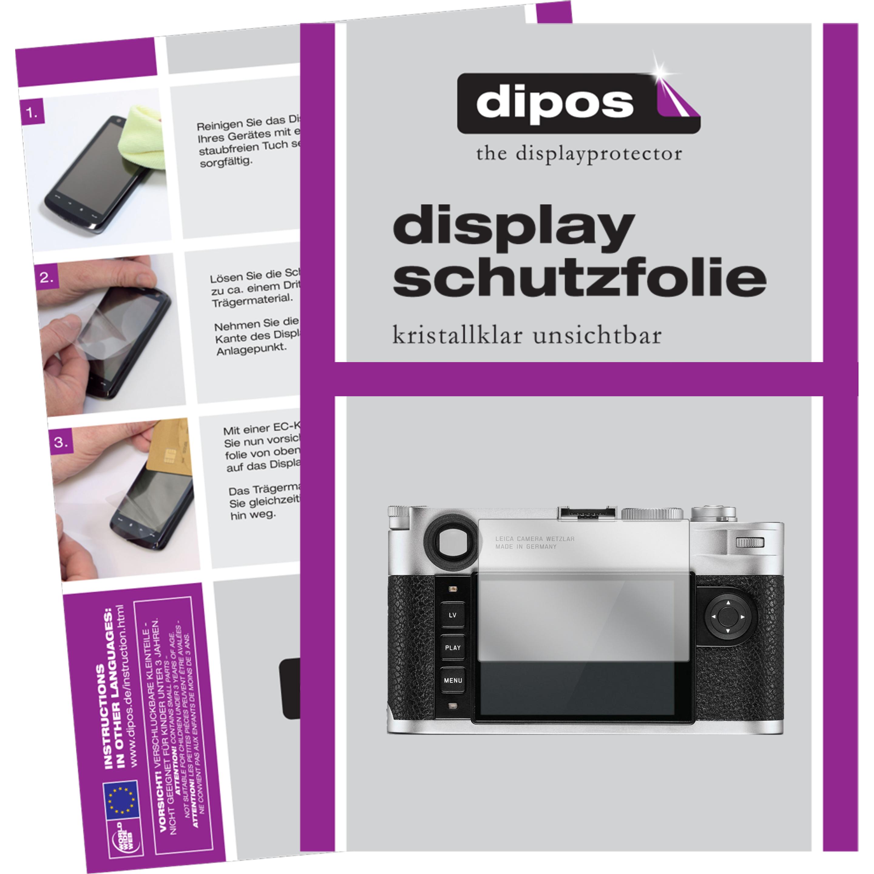 Dipos Displayschutzfolie Crystalclear (Displayschutz, M10-P 3656), Kameraschutz, Transparent