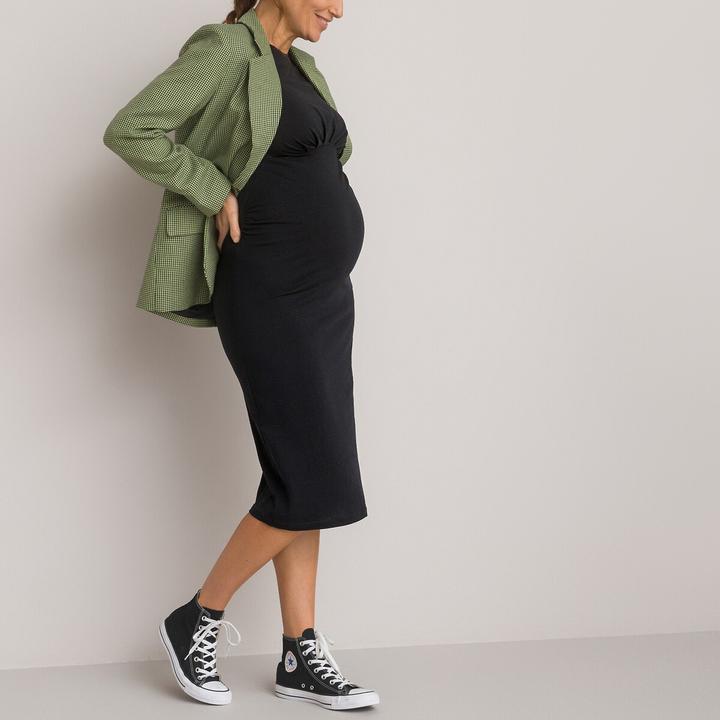 Produktbild La Redoute Collections Umstandskleid mit gerader Schnittform und kurzen Ärmeln (L)