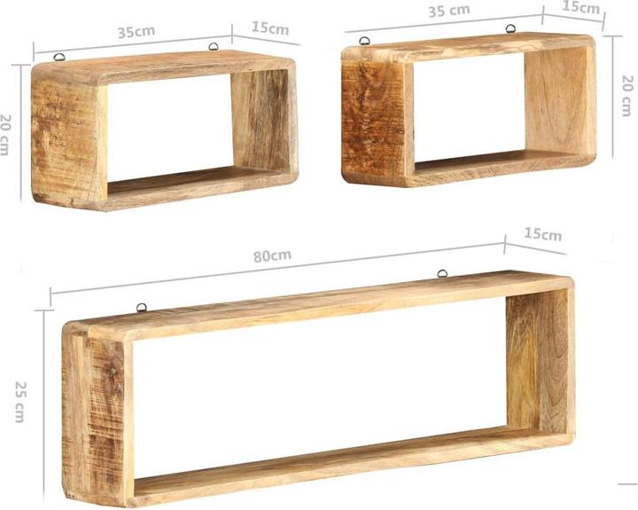 Immagine prodotto vidaXL Wandregal (80 x 15 x 25 cm)