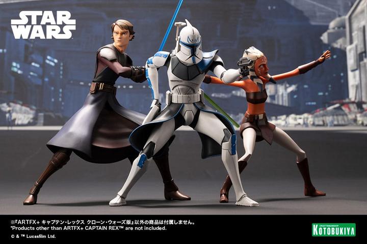 Actual product image Kotobukiya Star Wars The Clone Wars statuette PVC ARTFX 1/10 Captain Rex 16 cm