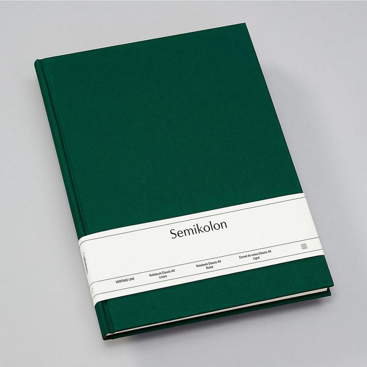 Actual product image Semikolon Classic (A4, Lined, Hardcover)