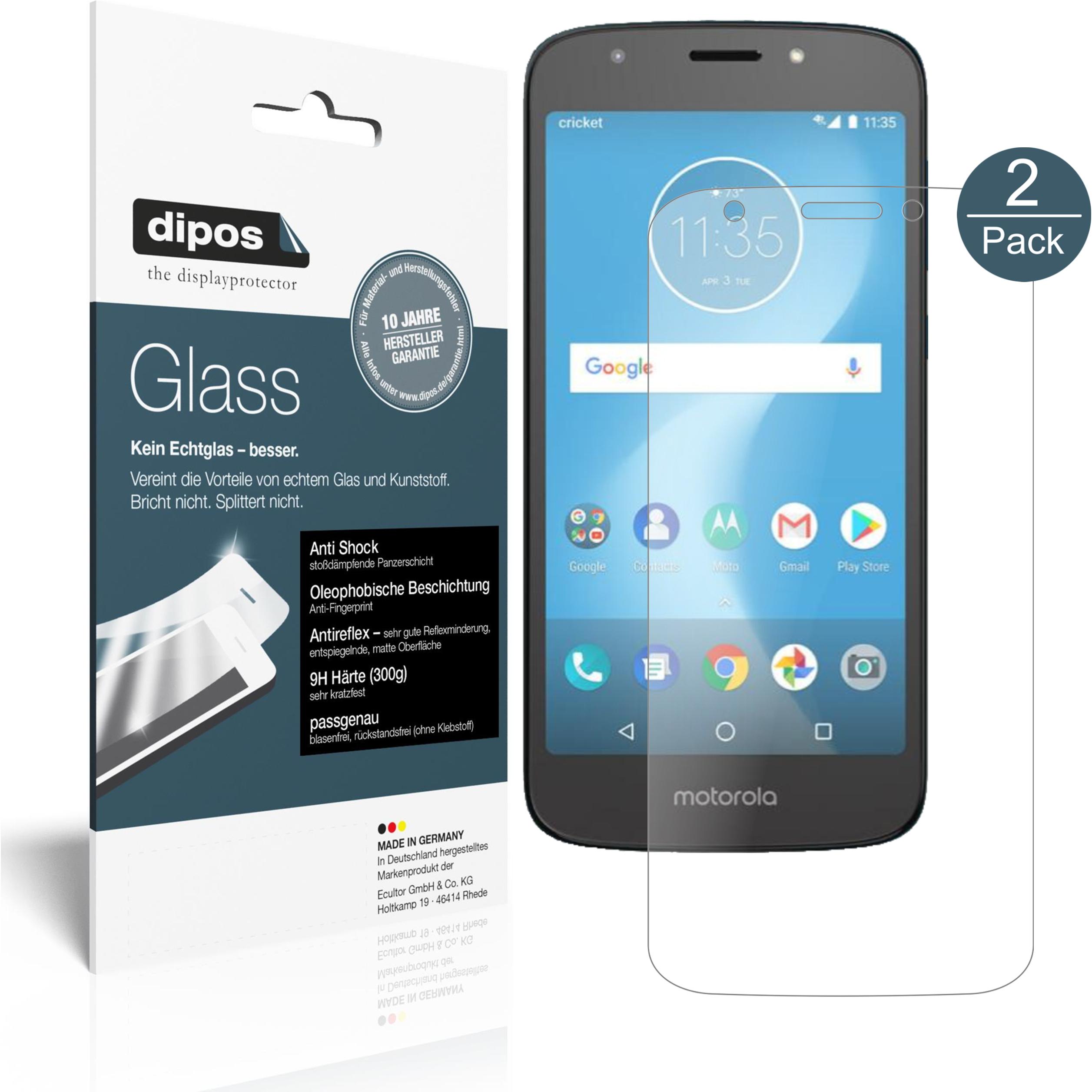 Dipos Displayschutz Anti-Shock (1 Stück, Motorola Moto E5 Cruise), Smartphone Schutzfolie, Transparent
