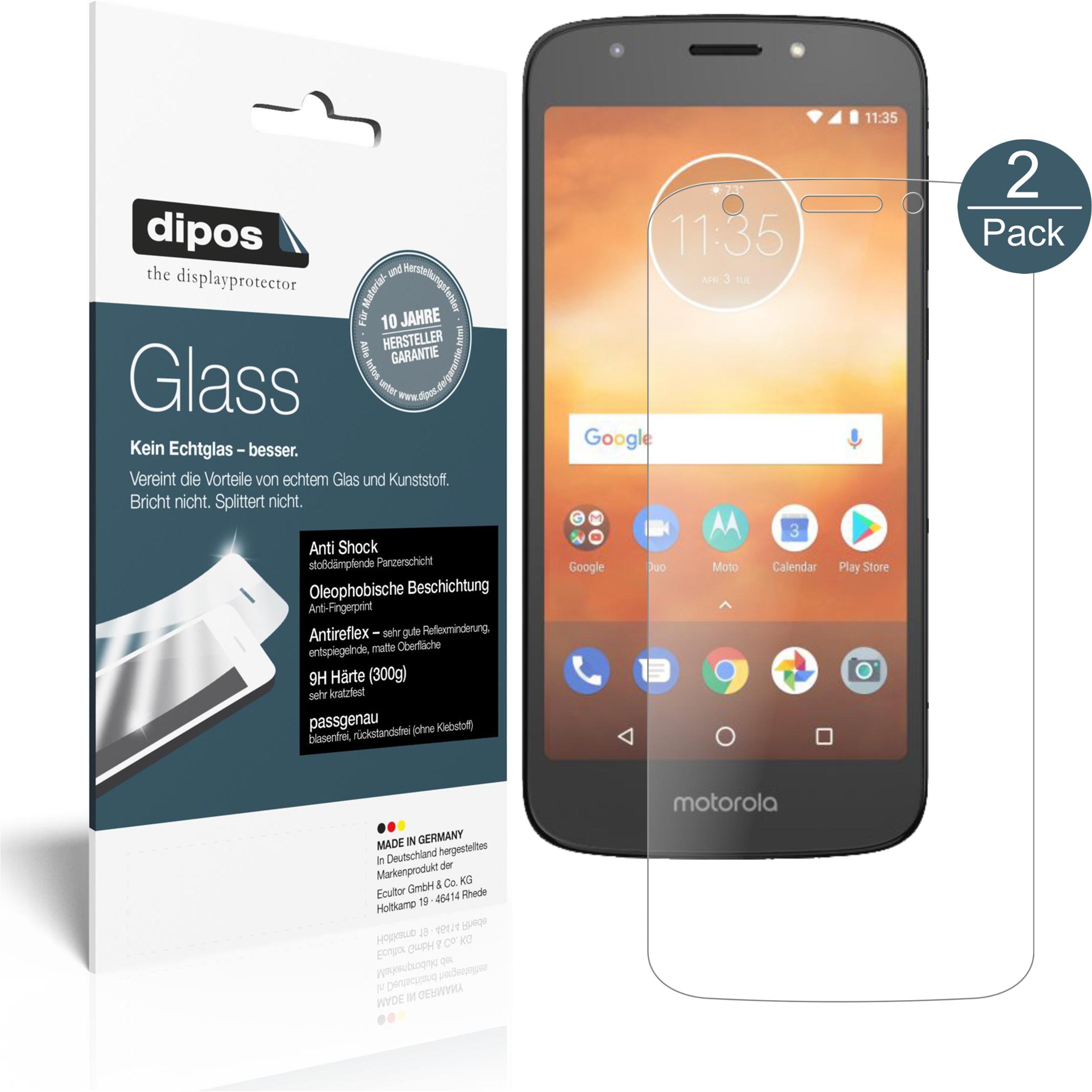Dipos Displayschutz Anti-Shock (1 Stück, Motorola Moto E5 Play), Smartphone Schutzfolie, Transparent