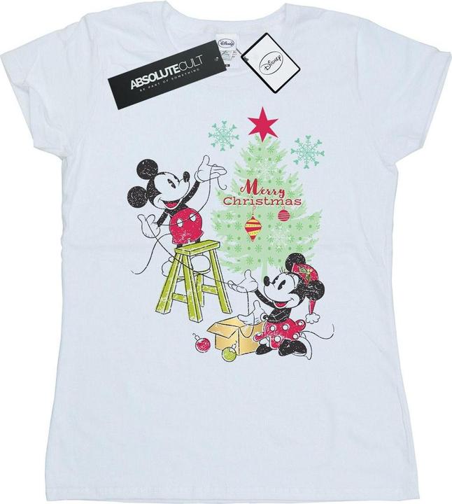 Produktbild Disney Mickey And Minnie Christmas Tree TShirt (XL)
