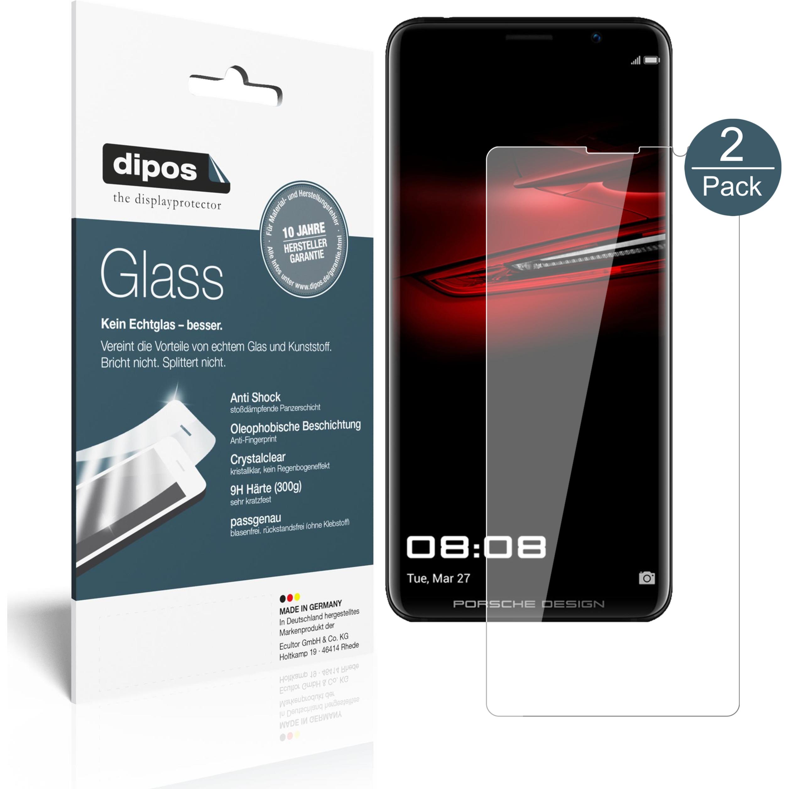 Dipos Displayschutz Anti-Shock (1 Stück, Huawei Mate RS Porsche Design), Smartphone Schutzfolie, Transparent