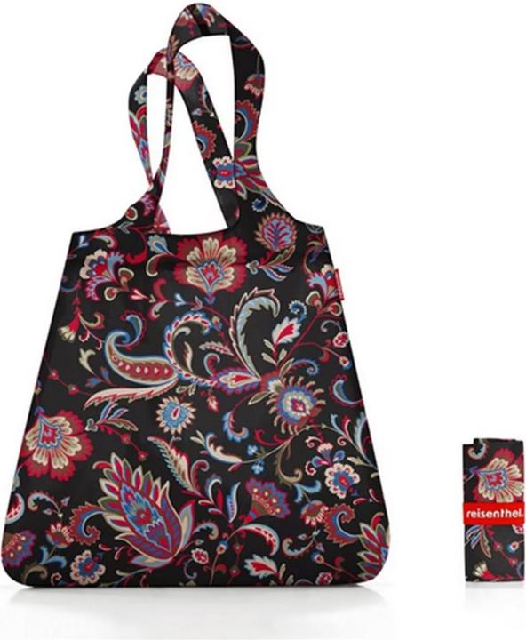 Paisley black, Schwarz, Rot