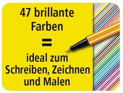 Produktbild STABILO point 88 Fineliner (Hellblau, 1 x)