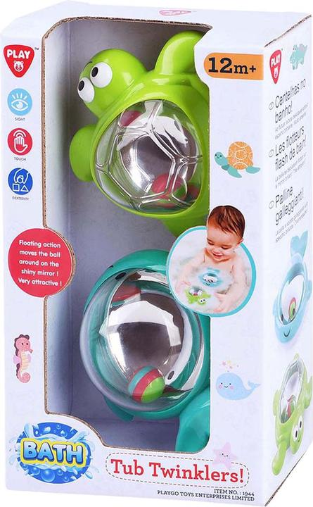 Actual product image Play Tub Twinklers – Wal und Schildkröte, 2 Stück.